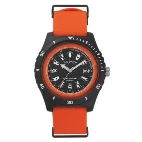 Nautica Men's Watch Surfside Orange NAPSRF003