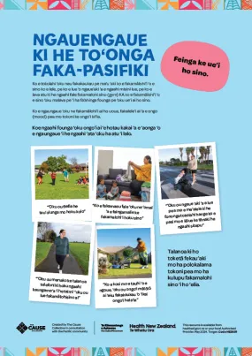 Ngauengaue ki he to‘onga faka-pasifiki Move the Pasifika way! Tongan HE2691