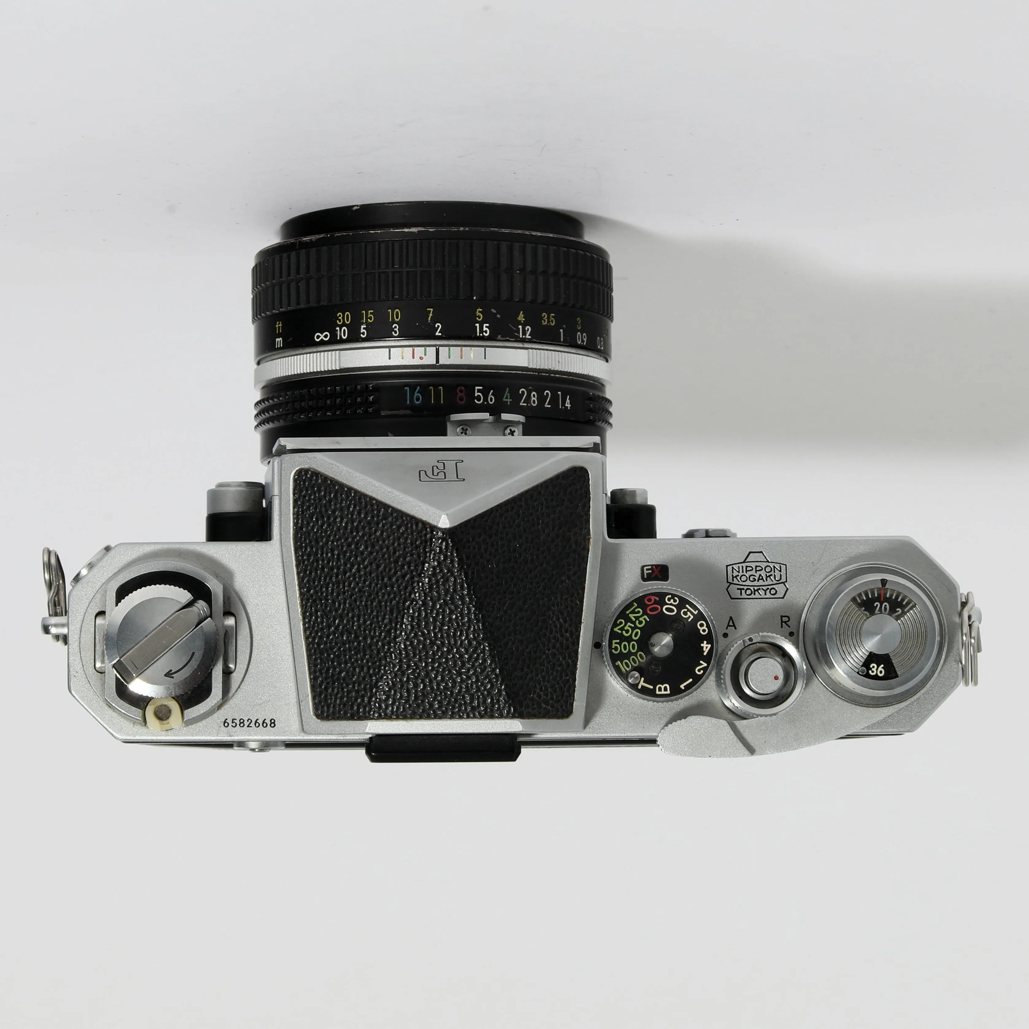 Nikon F Plain Prism with 50mm f/1.4 lens