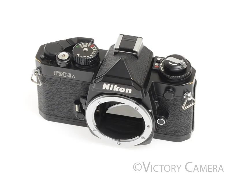 Nikon FM3a Black 35mm Camera Body -Nice, New Seals- [EXC-]