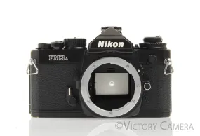 Nikon FM3a Black 35mm Camera Body -Nice, New Seals- [EXC-]