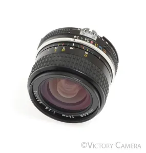 Nikon Nikkor 24mm f2.8 AI Wide Angle Prime Lens -Clean-