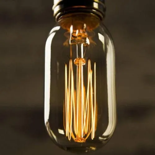 Nostalgic Radio Squirrel Cage Filament Bulb - 40 Watt - Clear - 50 Bulb Pack