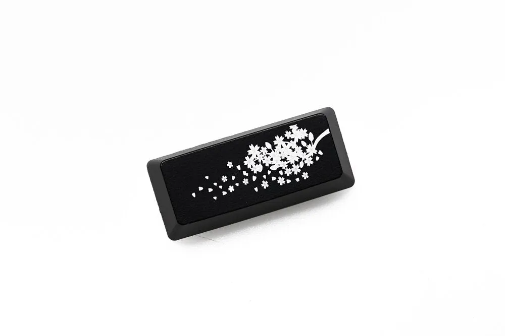 Novelty Keycaps ABS Etched Shine-Through sakura black red enter backspace