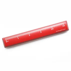 Novelty Shine Through Keycap ABS Etched Self Deception ruler black red spacebar backspace