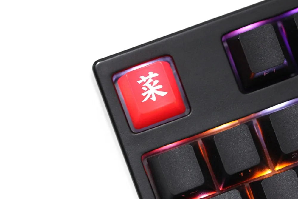 Novelty Shine Through Keycaps ABS Etched back lit black red r1 SEKIRO Shadows Die Twice Sick bad Ninja Kill Cai Shinobi