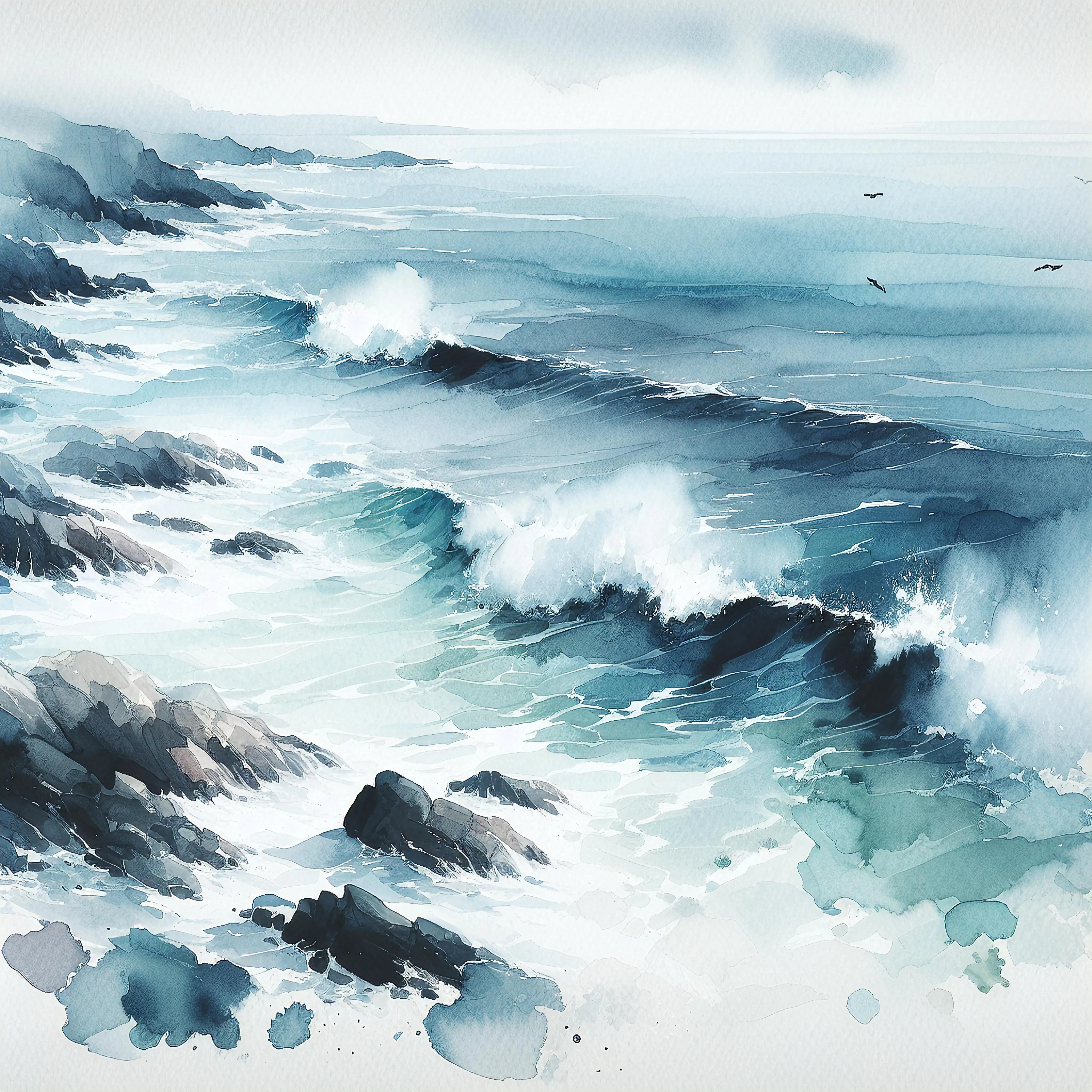 ocean canvas wall art