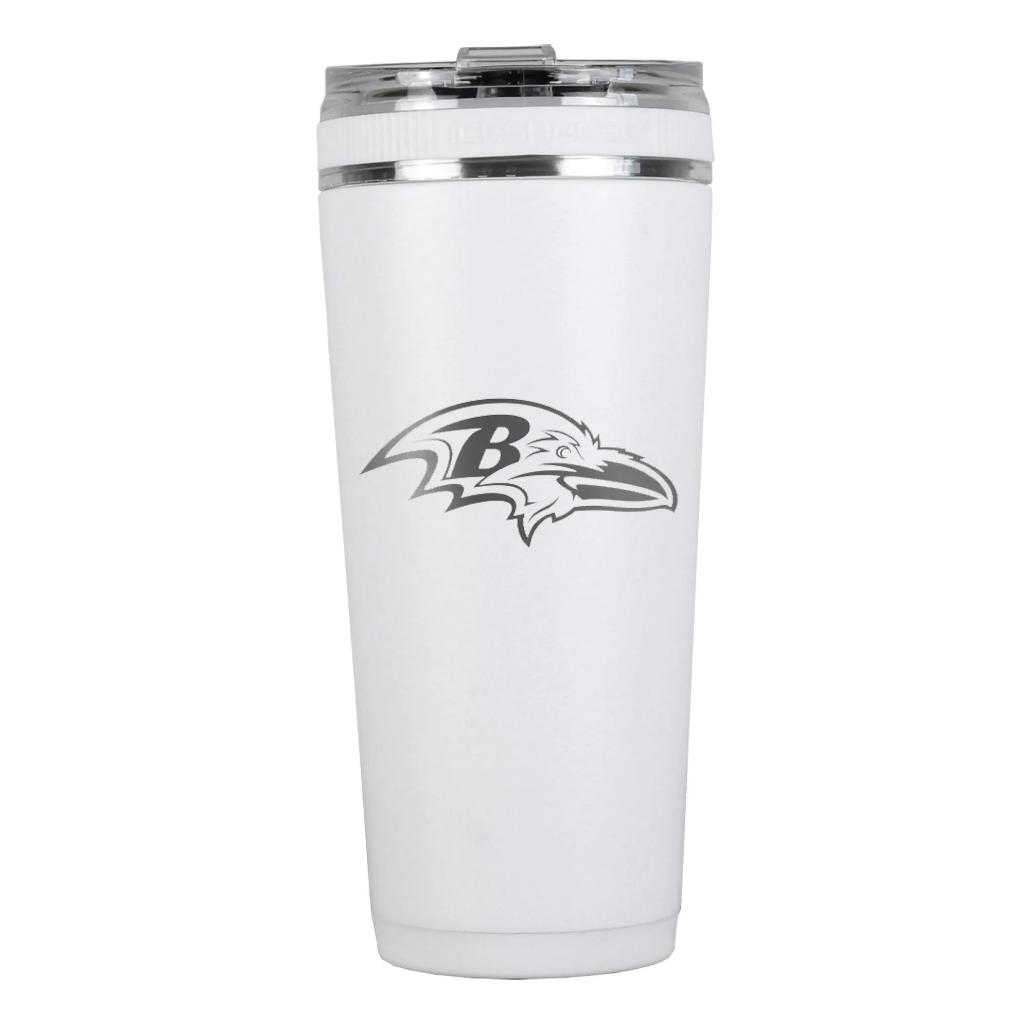 Officially Licensed Baltimore Ravens 26oz Flex Bottle - White