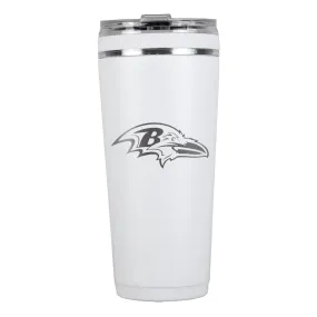 Officially Licensed Baltimore Ravens 26oz Flex Bottle - White