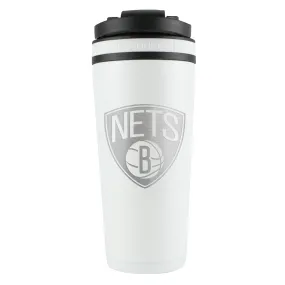 Officially Licensed Brooklyn Nets 26oz Ice Shaker - White