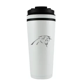 Officially Licensed Carolina Panthers 26oz Ice Shaker - White