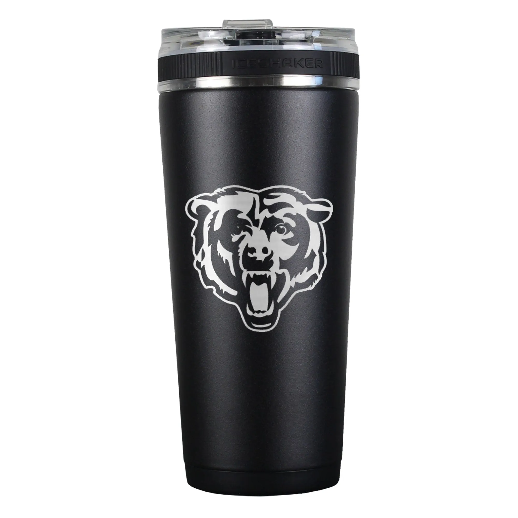 Officially Licensed Chicago Bears 26oz Flex Bottle - Black