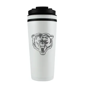 Officially Licensed Chicago Bears 26oz Ice Shaker - White