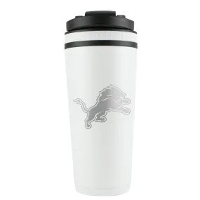 Officially Licensed Detroit Lions 26oz Ice Shaker - White