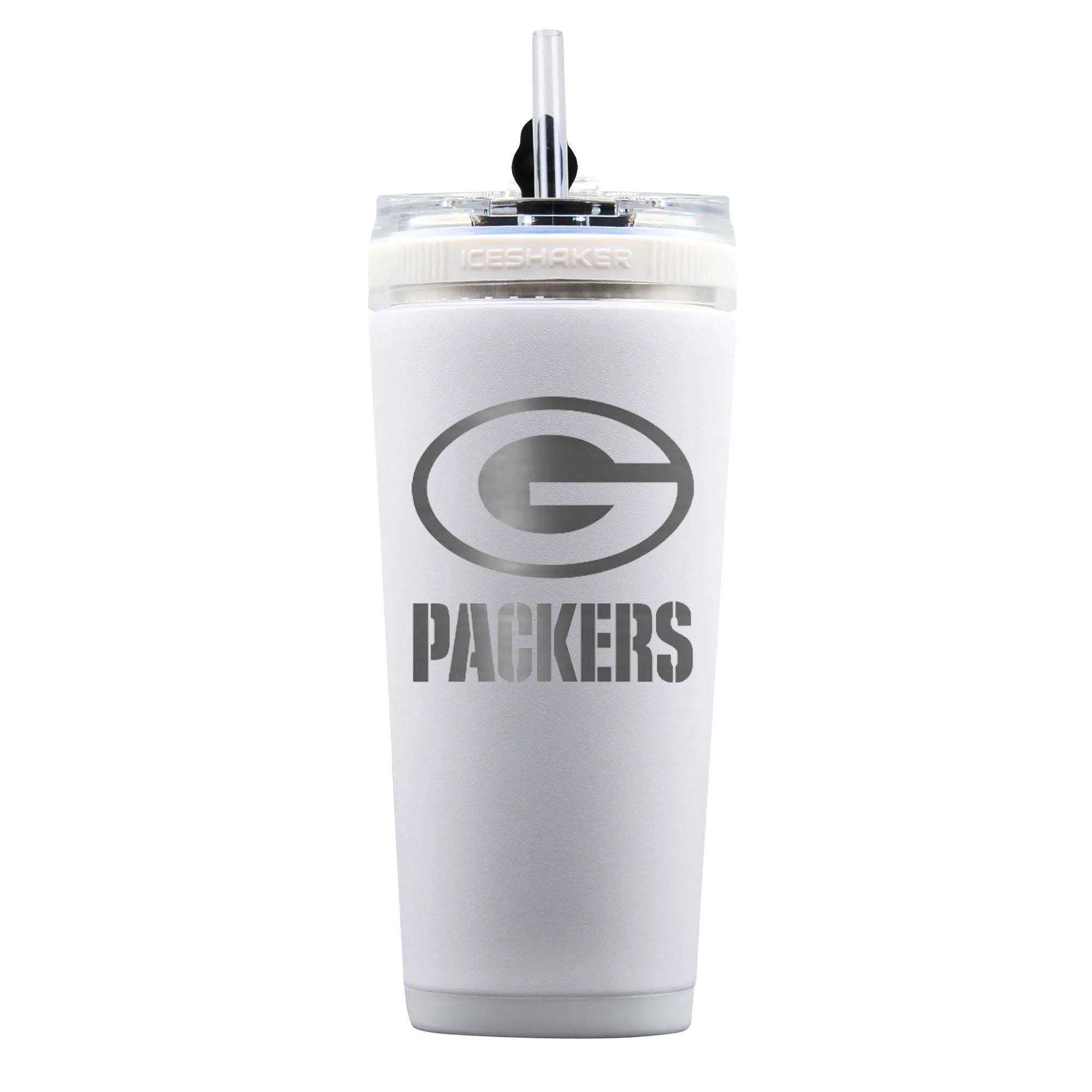 Officially Licensed Green Bay Packers 26oz Flex Bottle - White