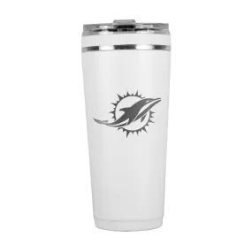 Officially Licensed Miami Dolphins 26oz Flex Bottle - White