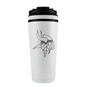 Officially Licensed Minnesota Vikings 26oz Ice Shaker - White