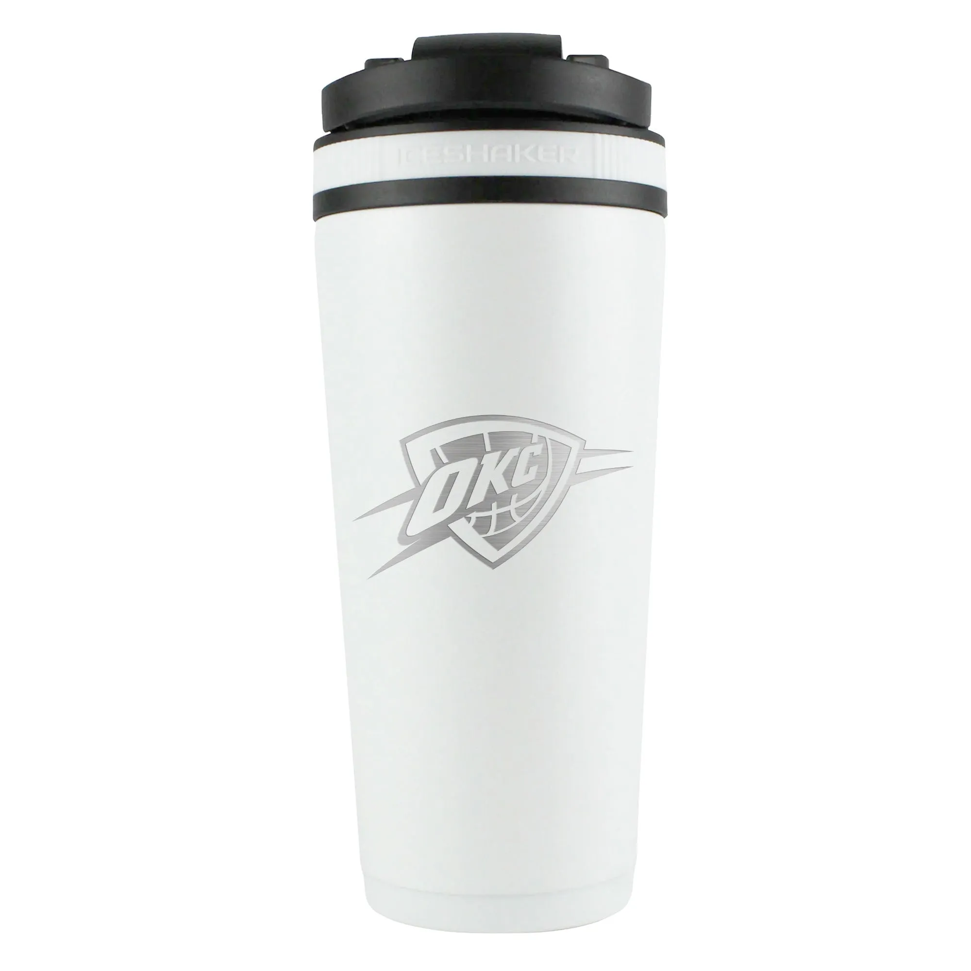 Officially Licensed Oklahoma City Thunder 26oz Ice Shaker - White