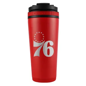 Officially Licensed Philadelphia 76ers 26oz Ice Shaker - Red