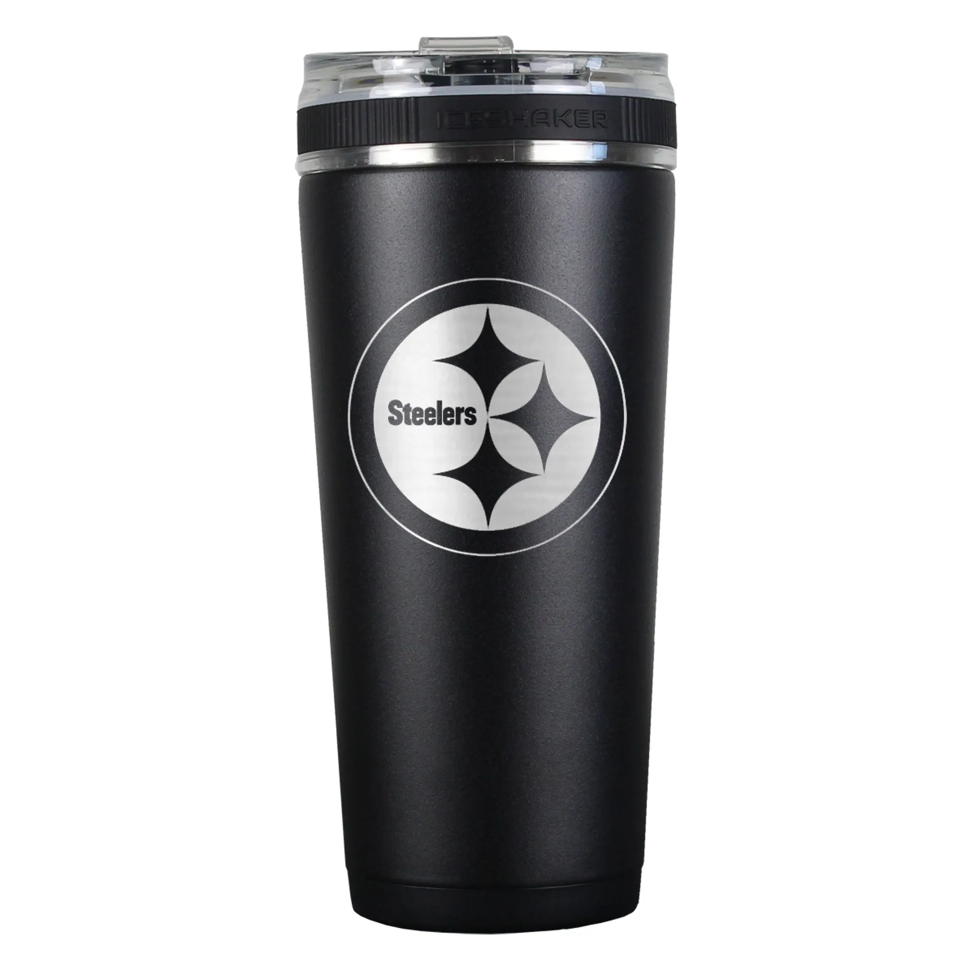 Officially Licensed Pittsburgh Steelers 26oz Flex Bottle - Black