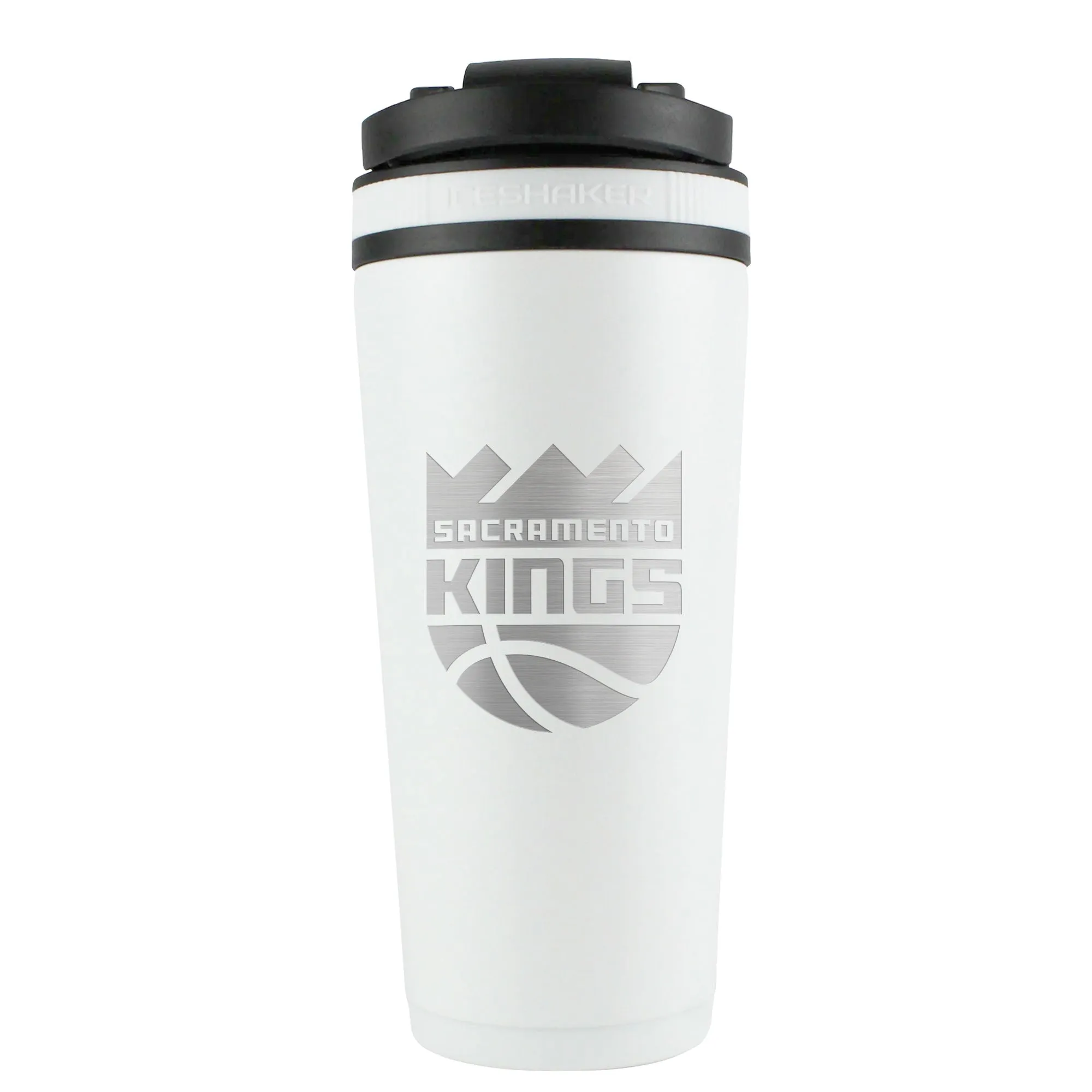 Officially Licensed Sacramento Kings 26oz Ice Shaker - White