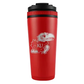 Officially Licensed University of Kansas 26oz Ice Shaker - Red