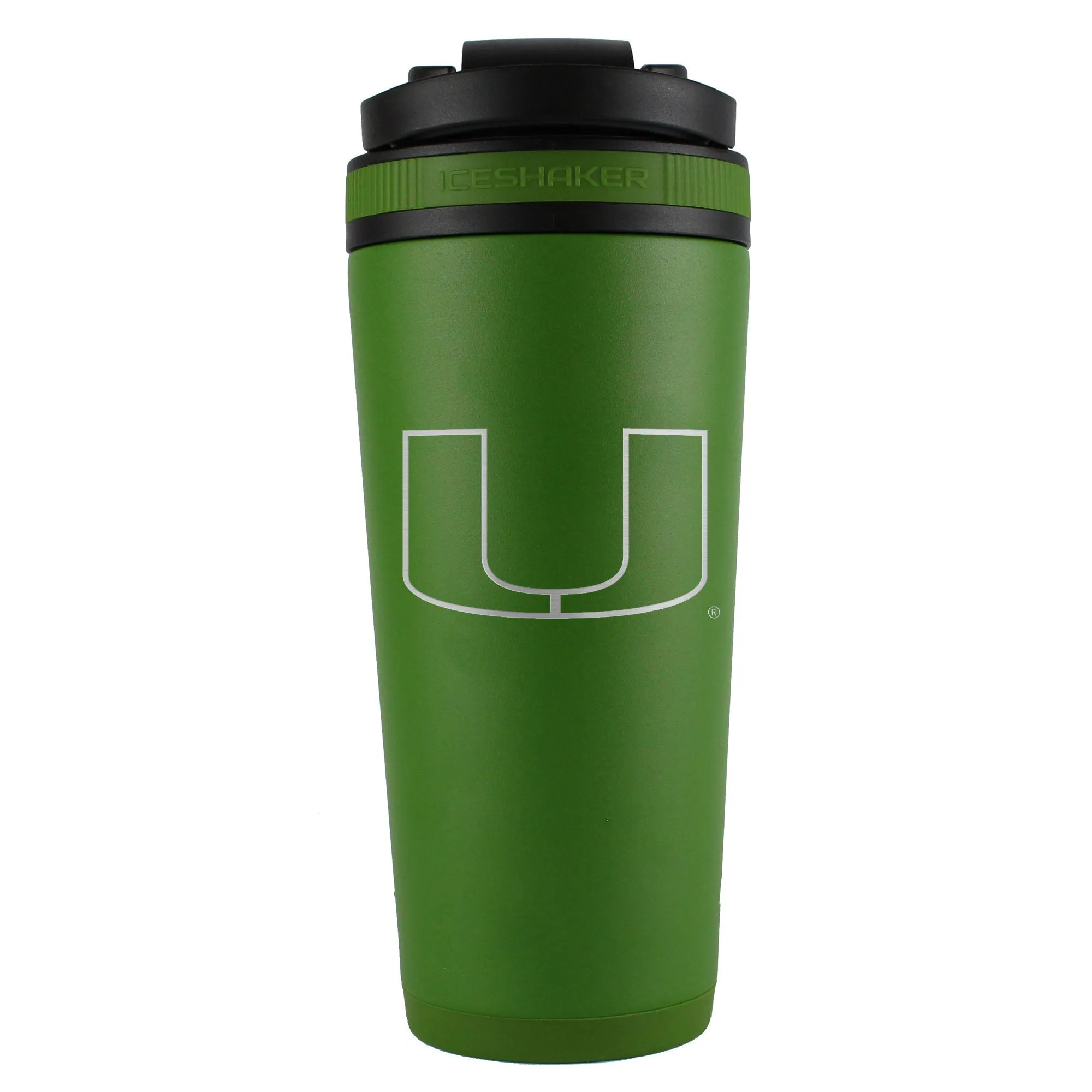 Officially Licensed University of Miami 26oz Ice Shaker - Green