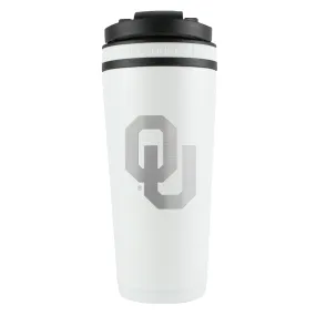 Officially Licensed University of Oklahoma 26oz Ice Shaker - White