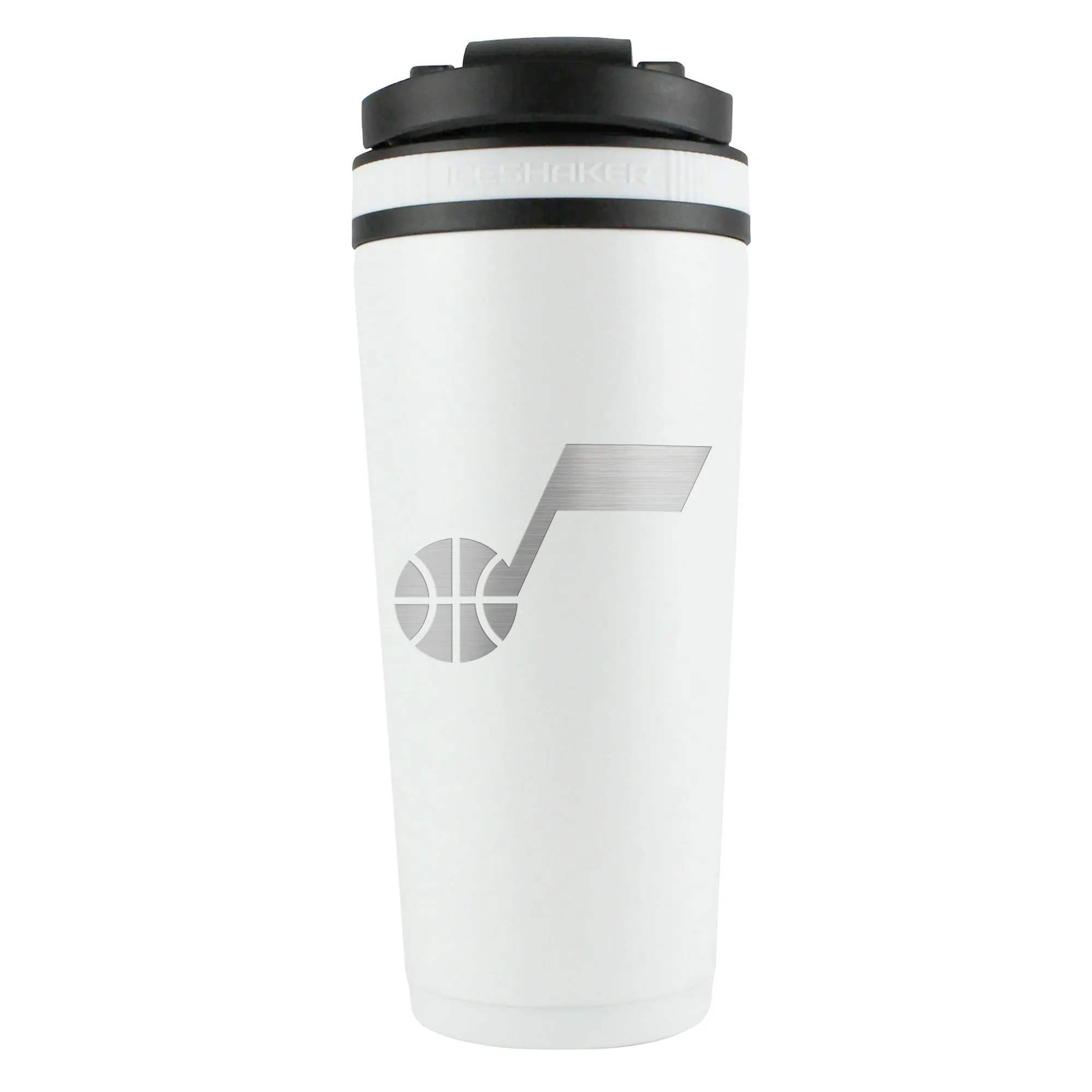 Officially Licensed Utah Jazz 26oz Ice Shaker - White