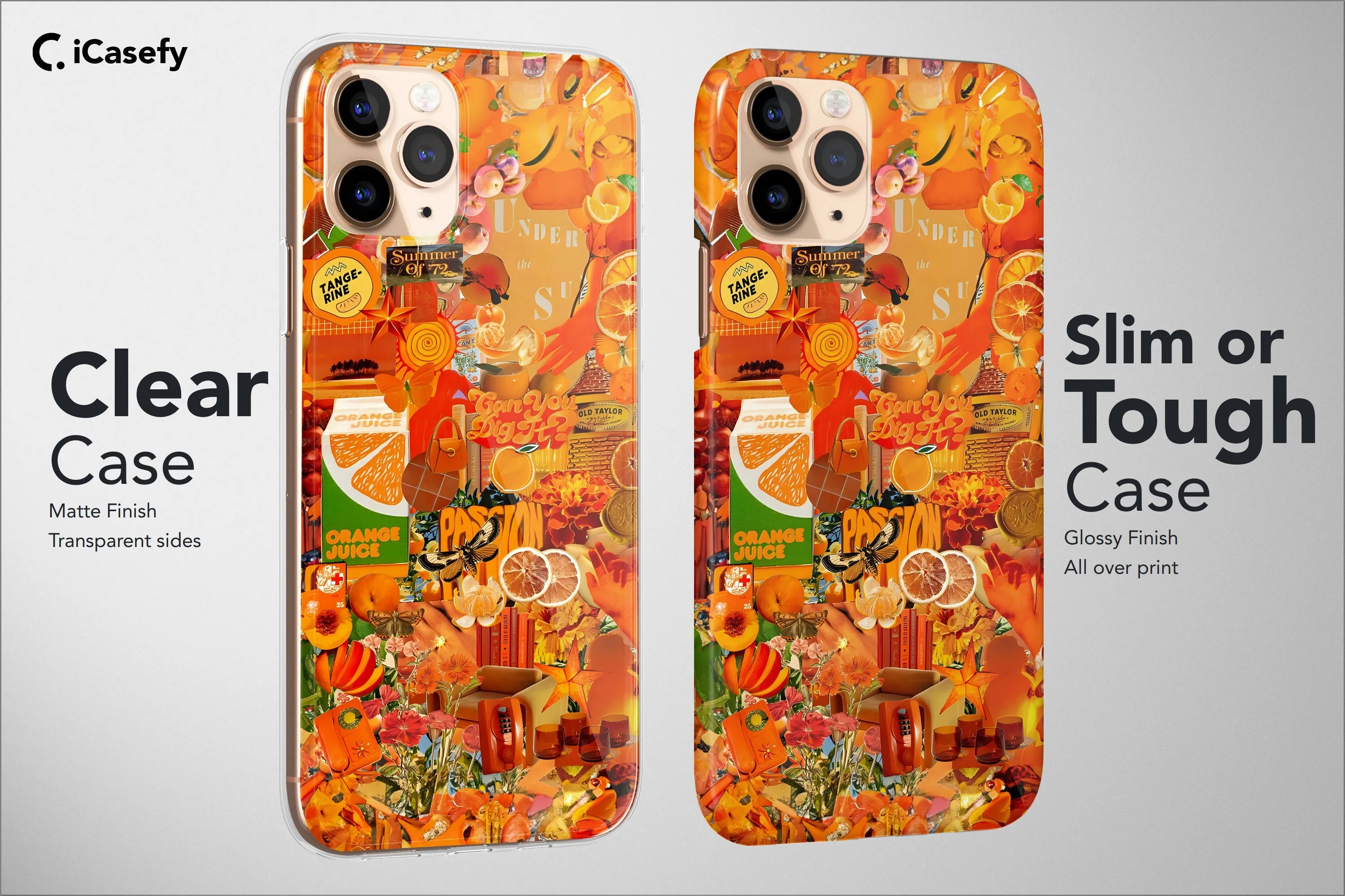 Oranges Phone Case Collage Collective Cover