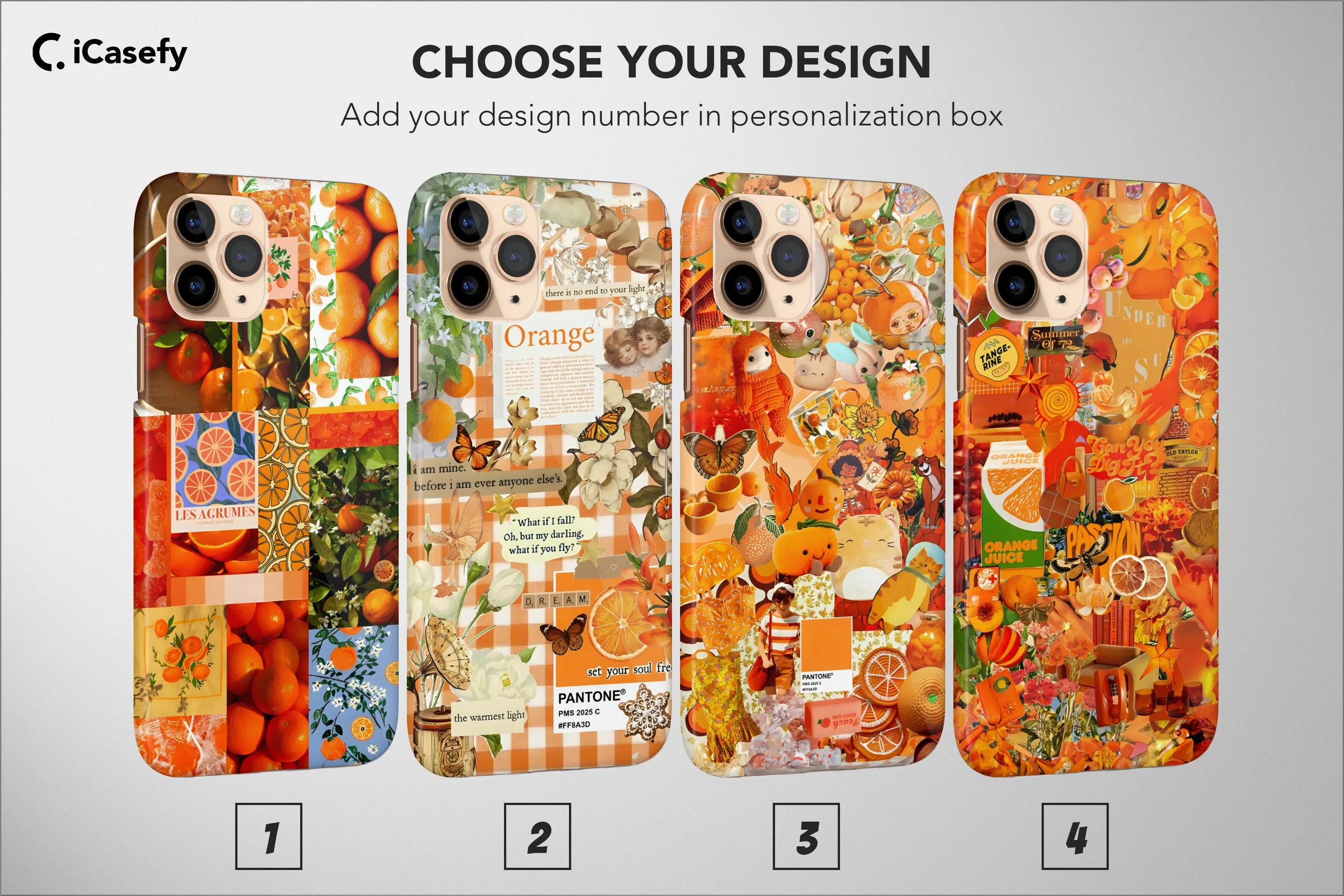 Oranges Phone Case Collage Collective Cover