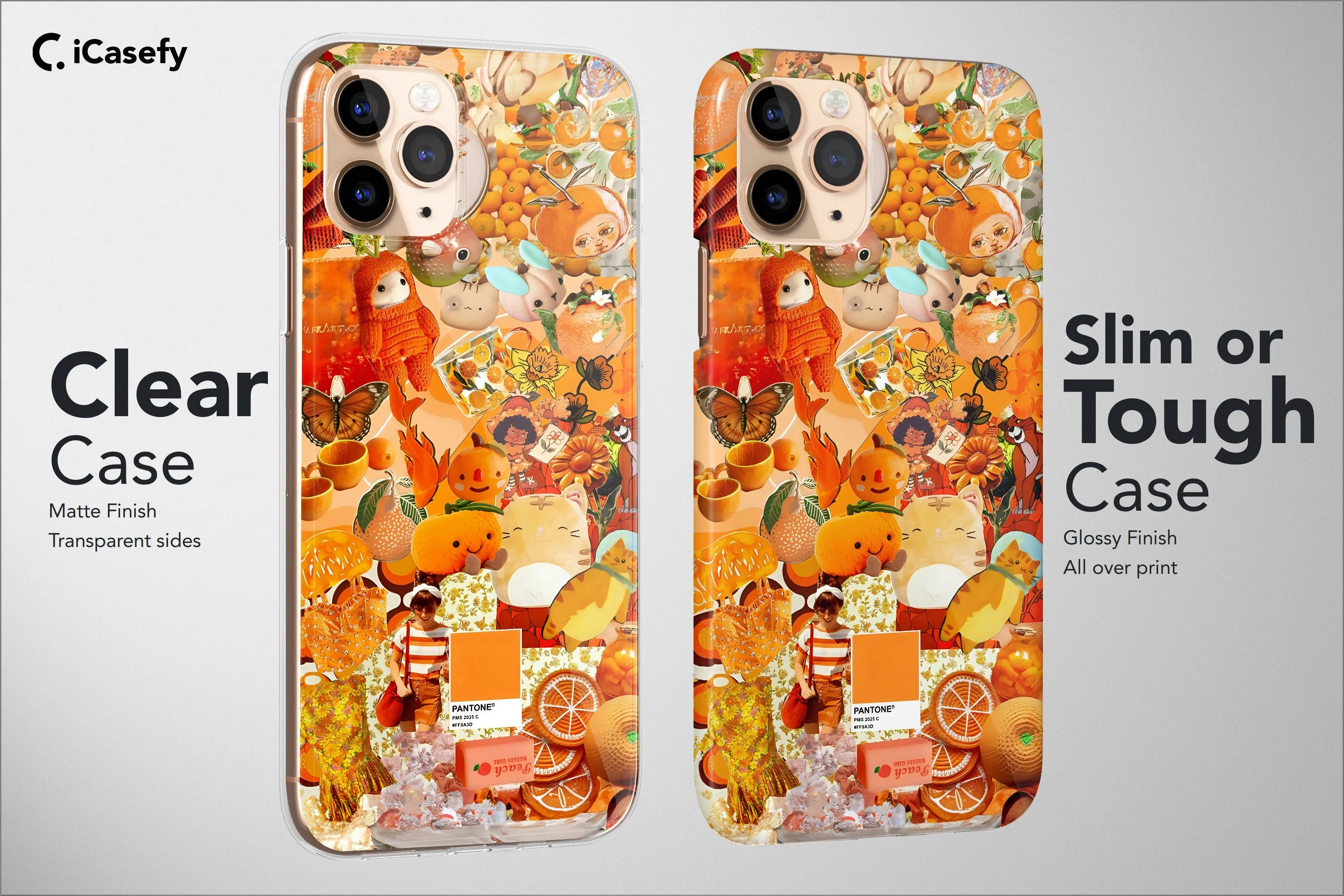 Oranges Phone Case Collage Collective Cover