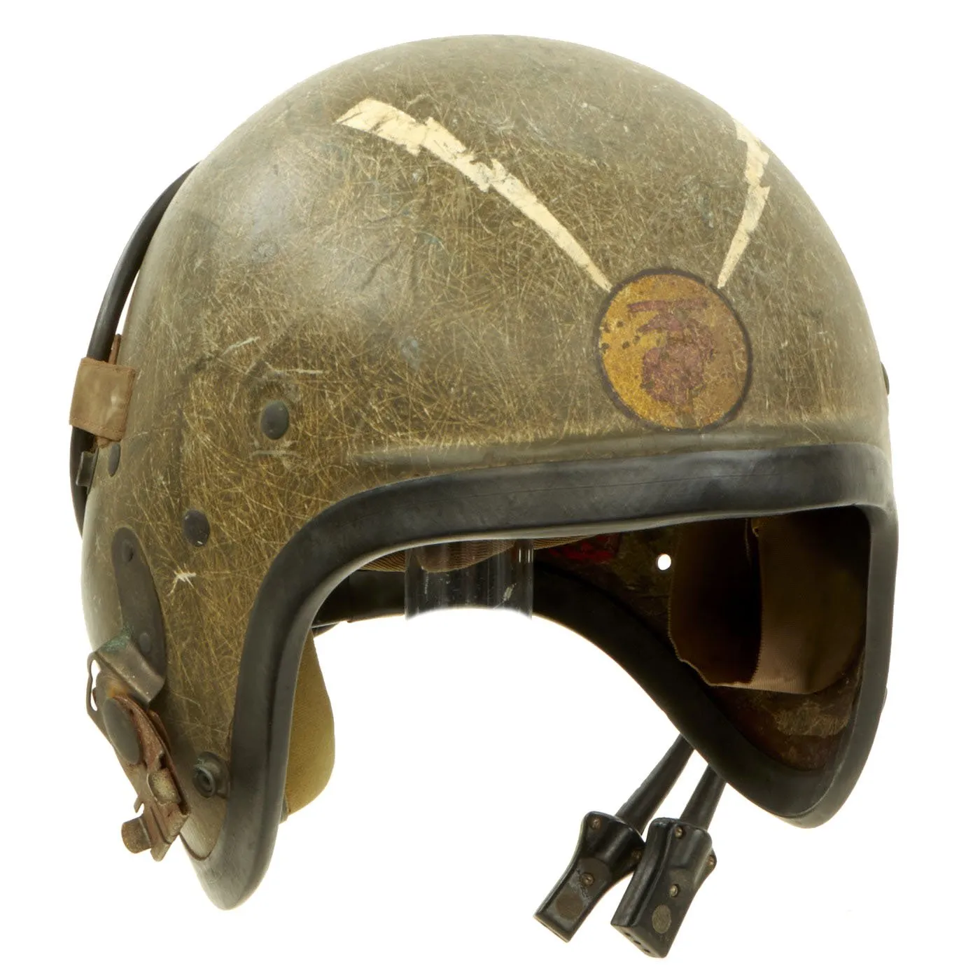 Original U.S. Vietnam War USMC Gentex MC-1 Tanker Helmet