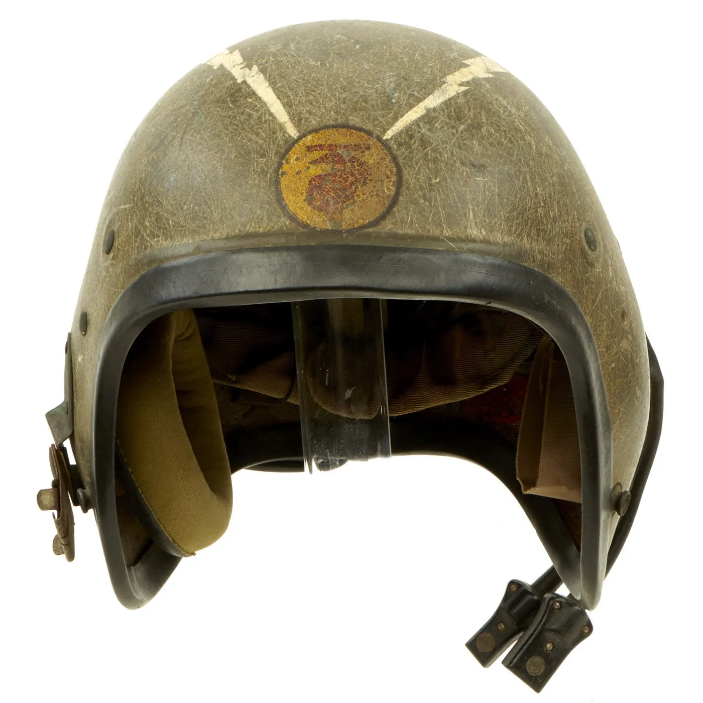 Original U.S. Vietnam War USMC Gentex MC-1 Tanker Helmet