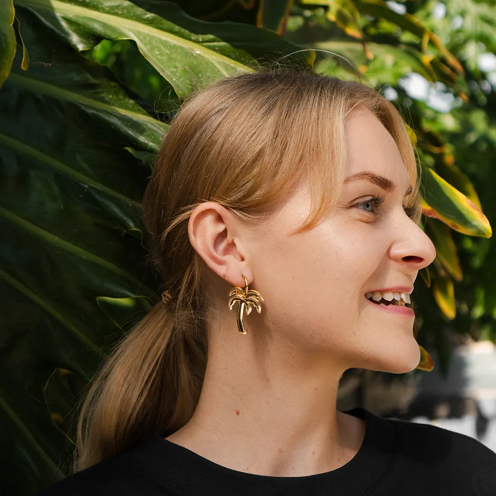 Palmu Earrings Gold