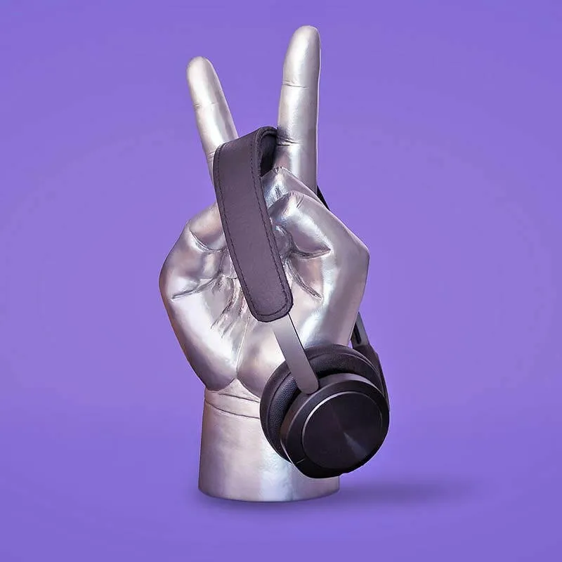 Peace Out Headphone Stand with Gift Box for Tidy Desks