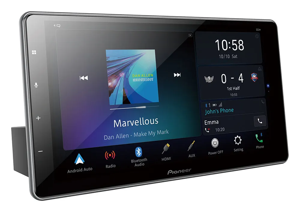 Pioneer DMH-ZF9350BT 9″ “Floating” Touchscreen Apple CarPlay/Android Auto/Alexa  Double Din Multimedia Player