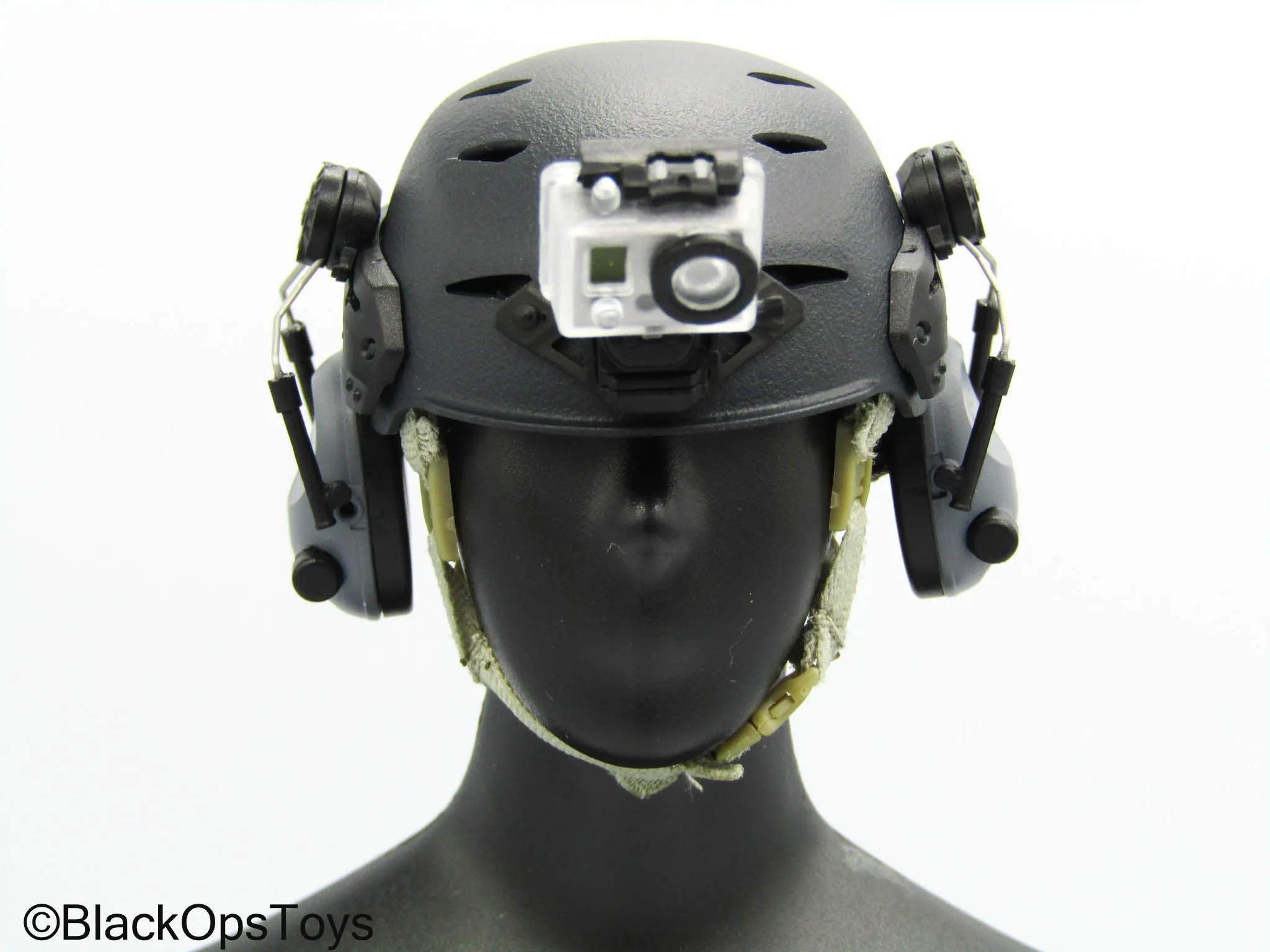 PMC Field RECCE - Black Helmet w/Headphones