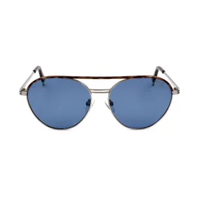 Polaroid Silver Metal Sunglasses