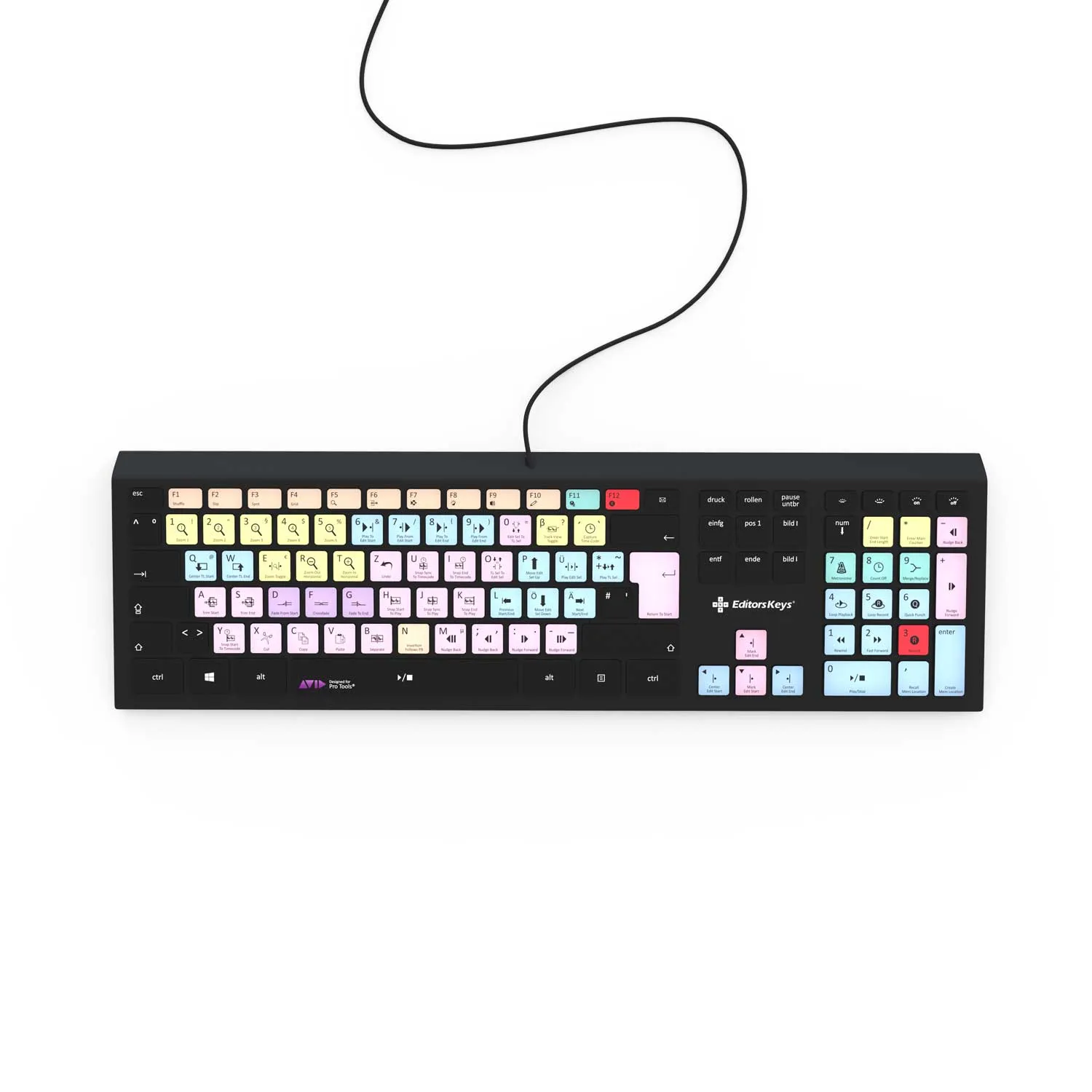 Pro Tools Keyboard - Backlit - For Mac or PC