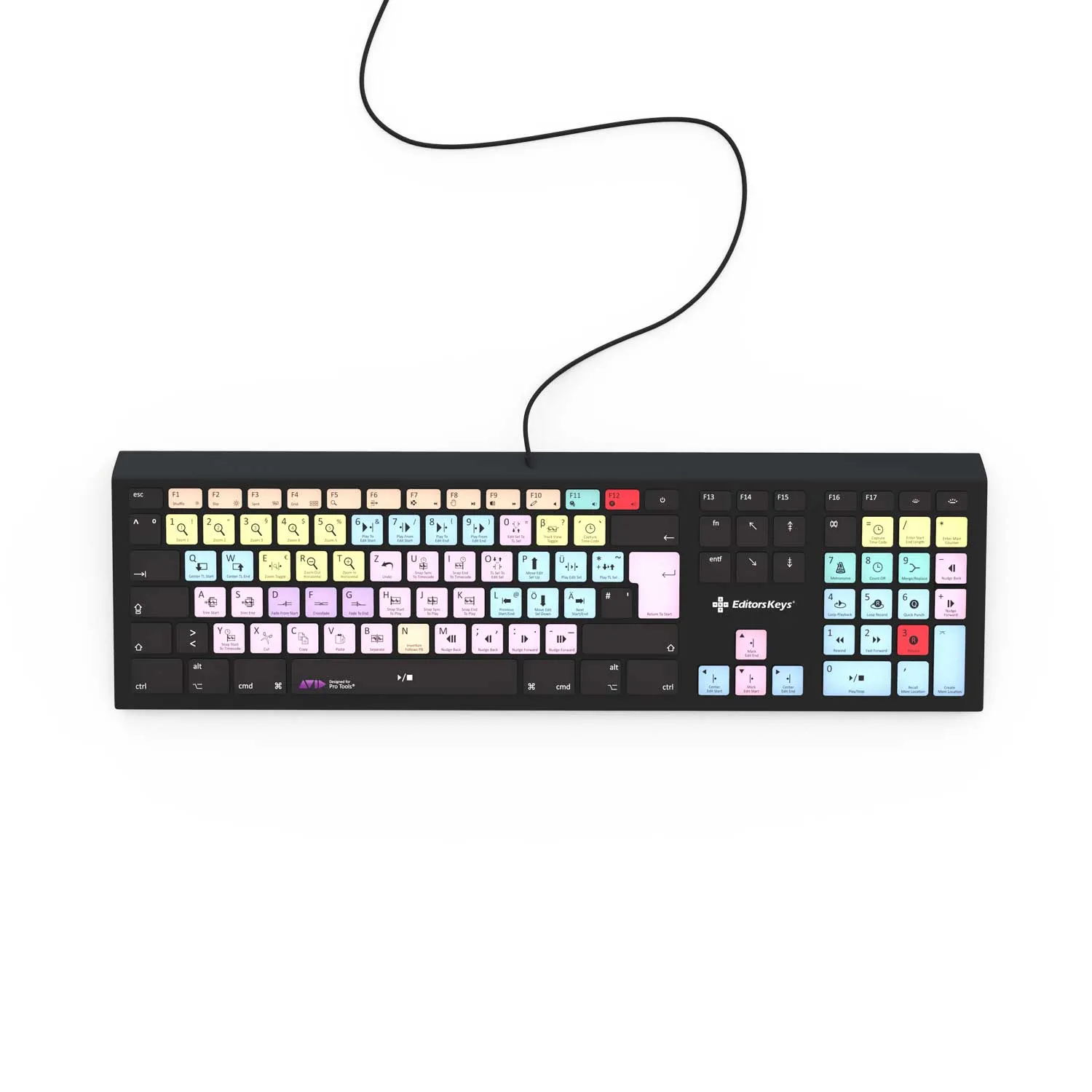 Pro Tools Keyboard - Backlit - For Mac or PC