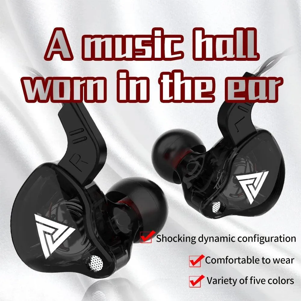 QKZ AK6 Copper Driver Earphones: Waterproof HiFi Sound