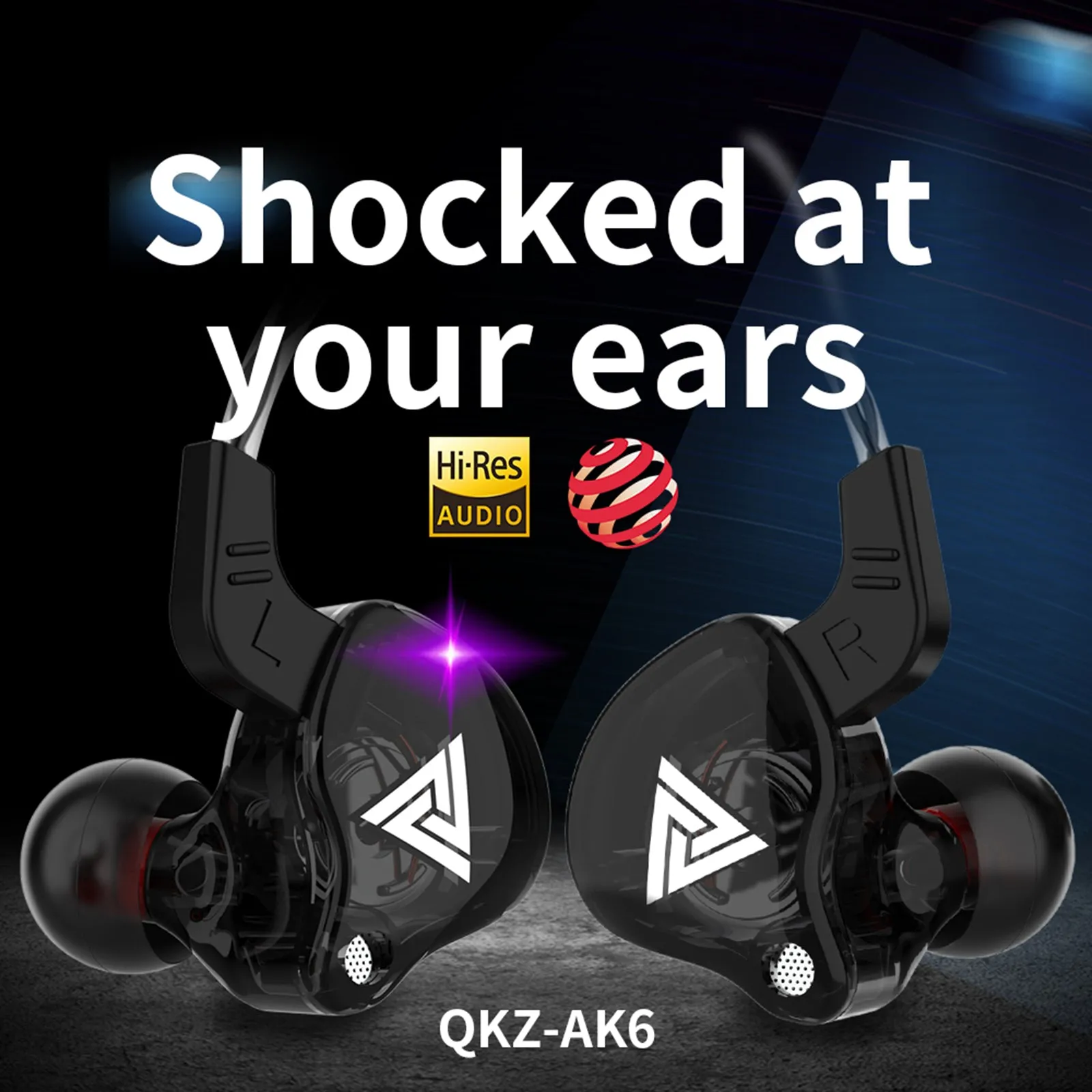 QKZ AK6 Universal 3.5mm HiFi Sport Headphones