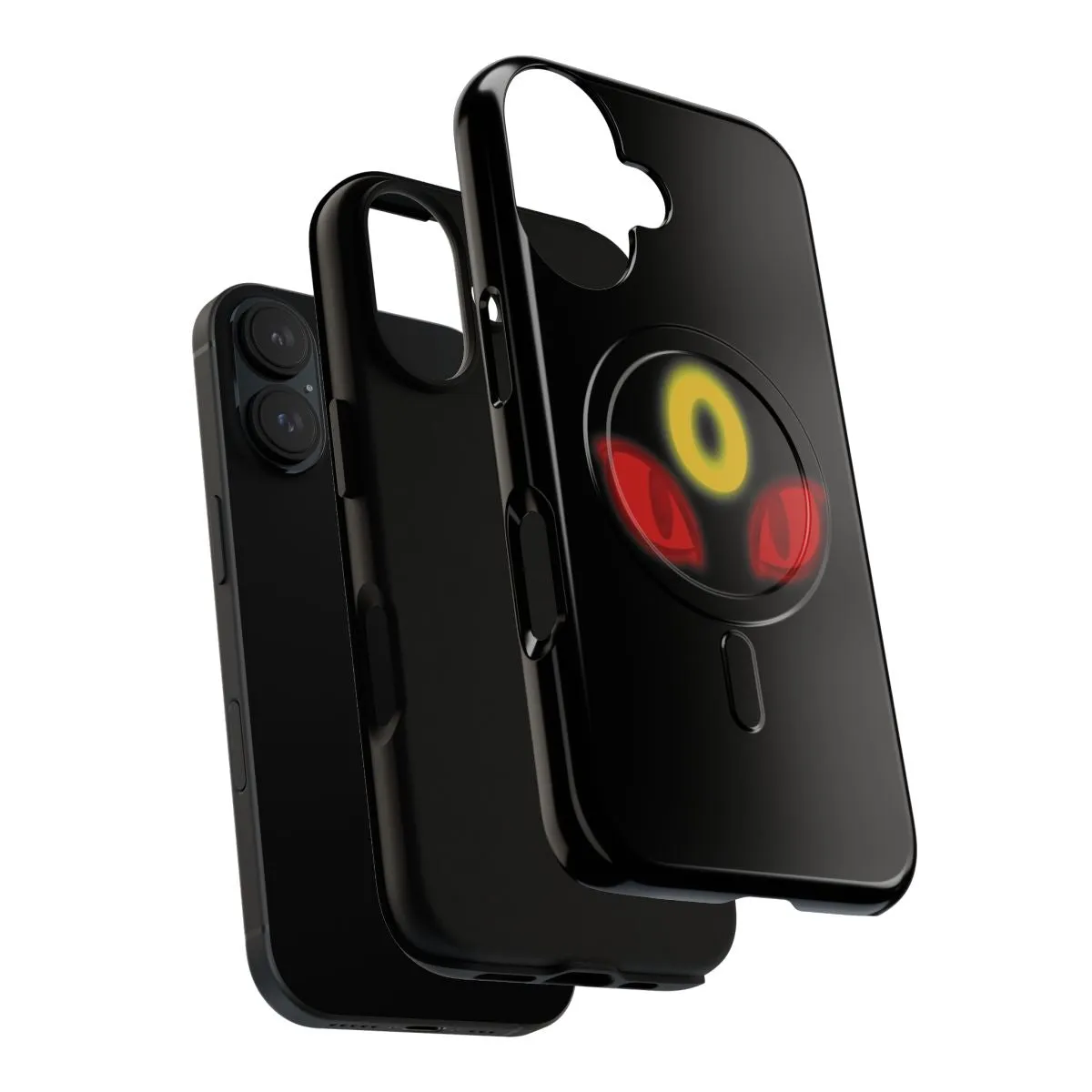 "Nighttime Magnetic Tough Phone Case with Glowing Umbreon Eyes"