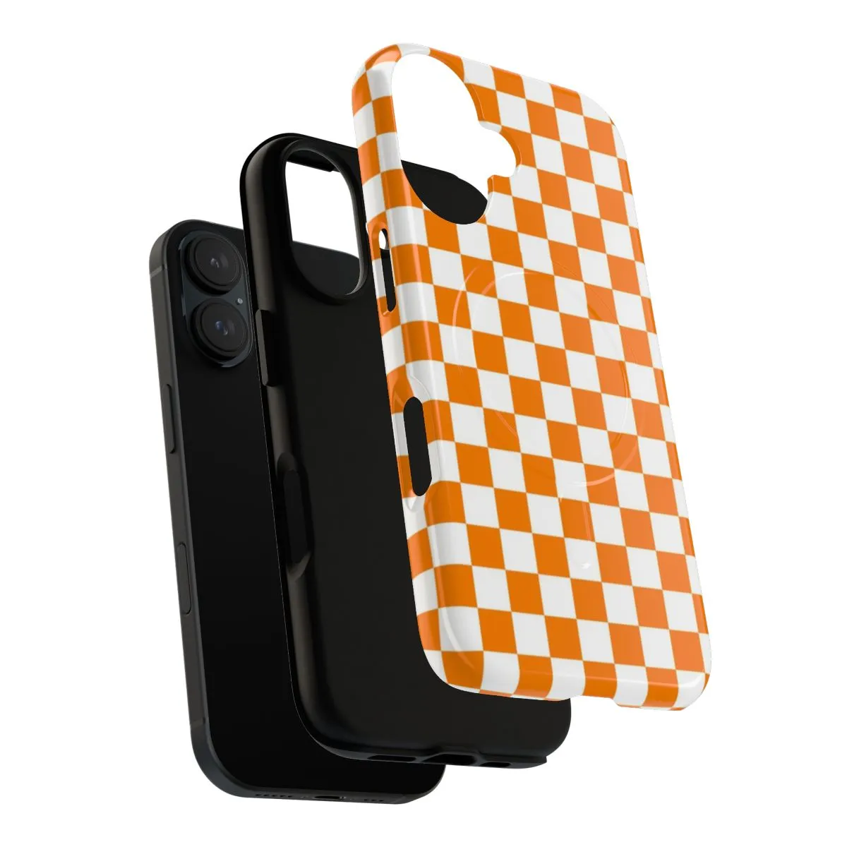 "Stylish Checkerboard-Inspired UT Phone Case for Tennessee Fans"