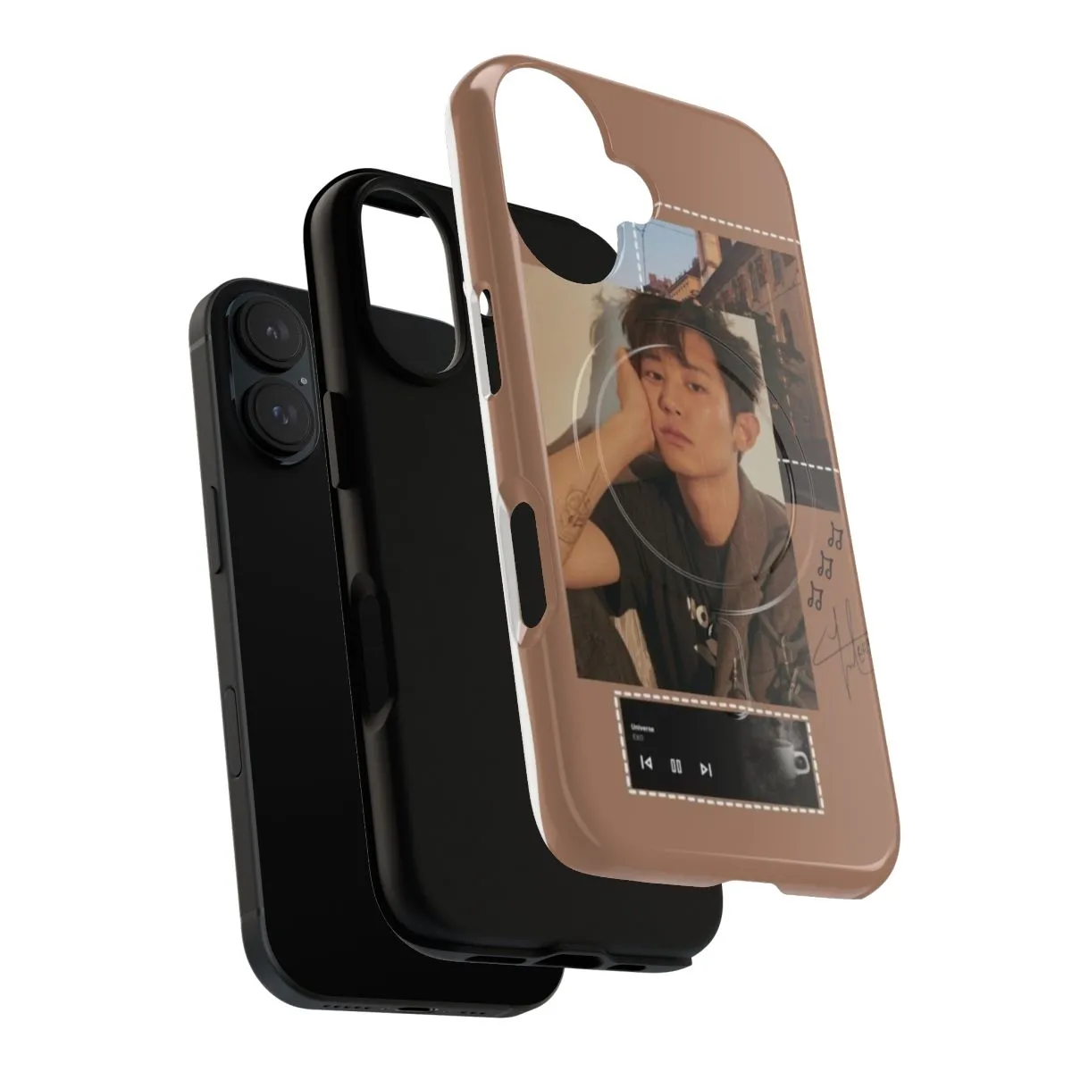 "Stylish Magnetic Tough Case for EXO Chanyeol Fans"