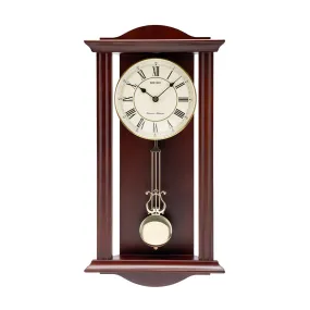 QXH072B Dual Chime Musical Oak Wood Pendulum Clock