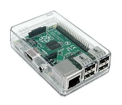 Raspberry Pi 2, 3, 3B  Closed Case, Clear