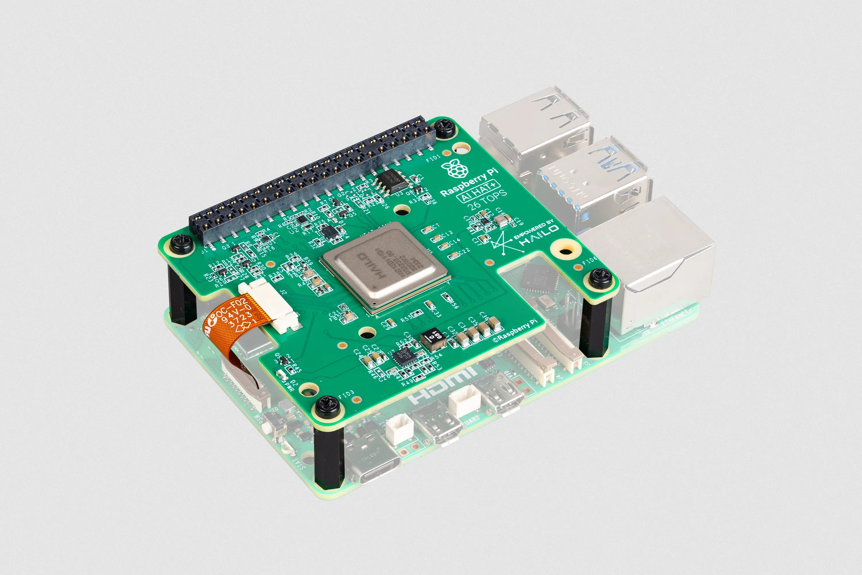 Raspberry Pi AI HAT  26 TOPS