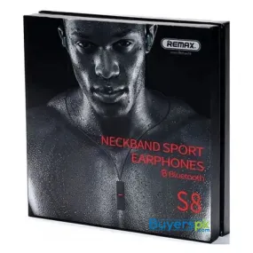 Remax S8 Neckband Sport Earphones Bluetooth Handsfree